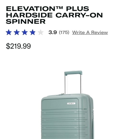 NWOT Samsonite Elevation Plus Hardside Carry On - Picture 10 of 10